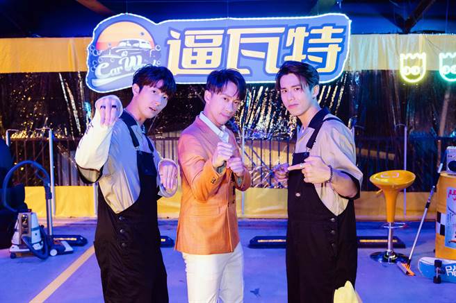 陈汉典客串「大老板」，为许书豪MV增添不少笑果。(华纳音乐提供)