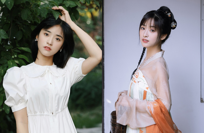 沈月外型清秀，给外界清纯的形象。（图／微博）