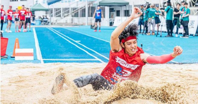 曹佑寧近年来除了拍戏拍片之外，在《全明星运动会》中也有出色表现。（图／取自曹佑寧脸书）