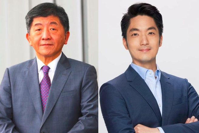 蒋万安(右)的看好度似乎略高，但不少人仍觉得陈时中(左)当选可能性不低。（图／取自两人脸书）