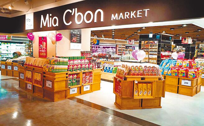 比漾廣場B2超市7月進行改裝，原JASONS升級的家樂福旗下頂級超市品牌「Mia C'bon」，已於7月11日盛大開幕（見圖）。（比漾廣場提供）