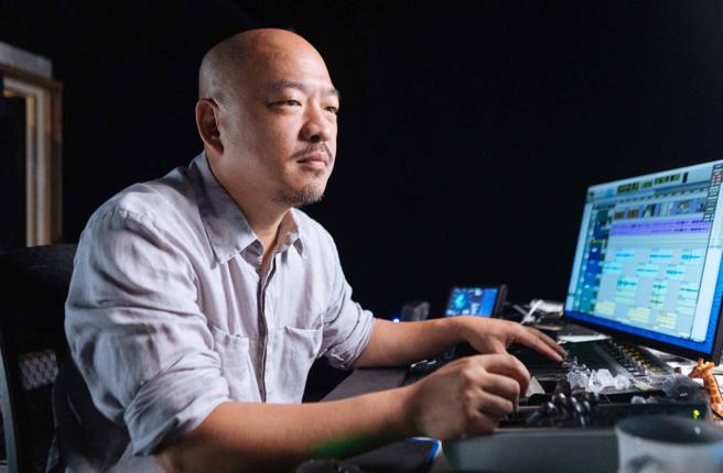 「2022劳动金像奖」邀来金奖音效师周震代言。（电影戏剧业职业工会提供）