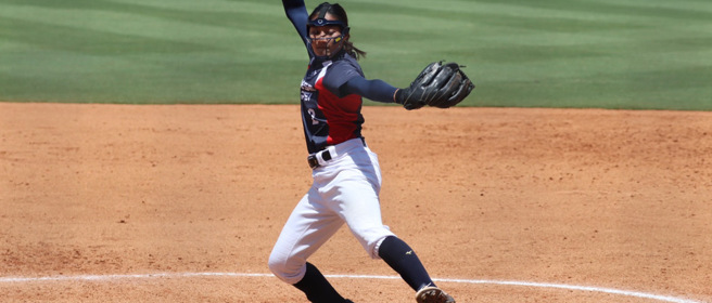 中华队投手柯夏爱。(体育署提供)