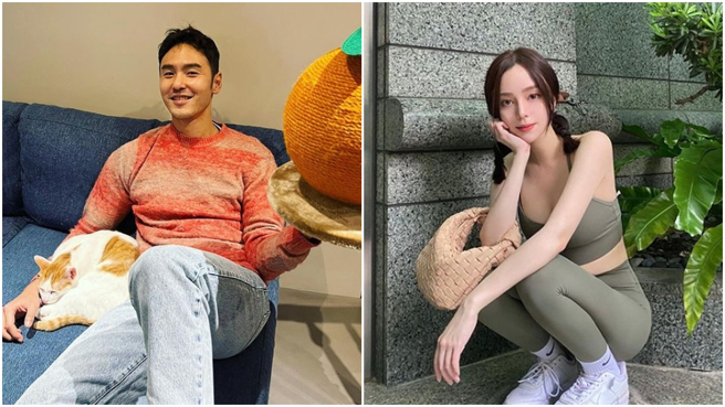 阮经天疑似小14岁「混血新欢」身分曝光。（图/阮经天、Wenan Chao IG）