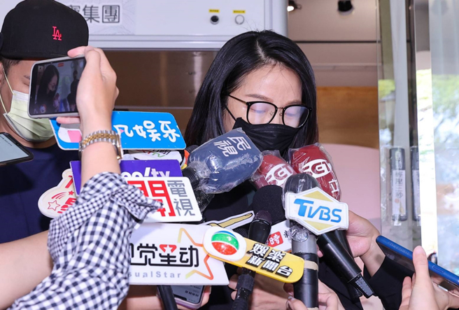 陶晶瑩受訪。（圖／羅永銘攝）