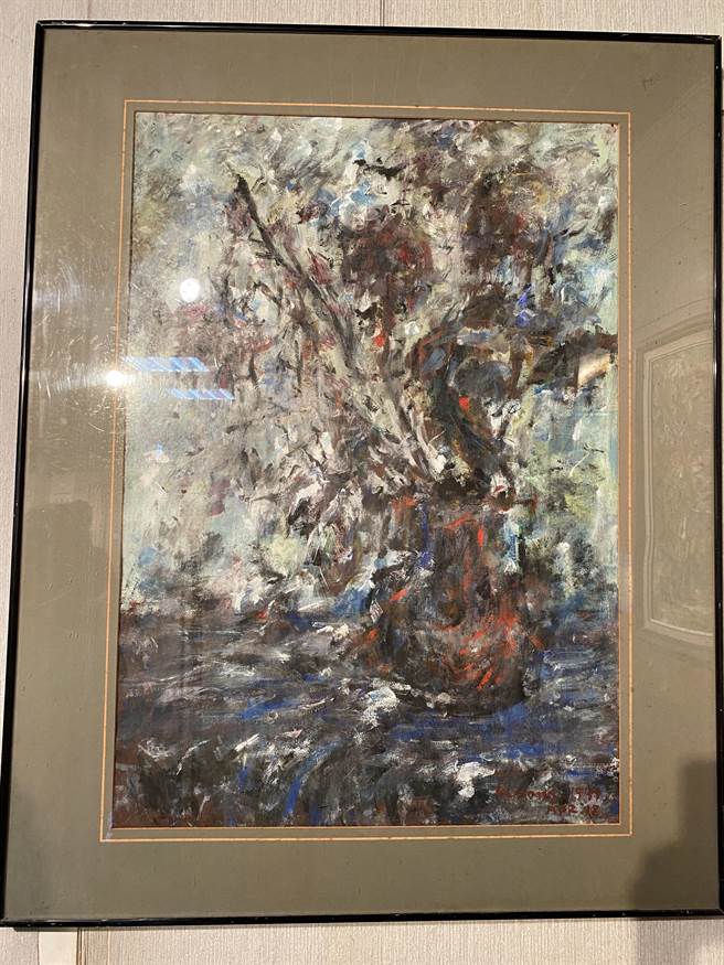 无名氏油画之二。（廖素慧摄）