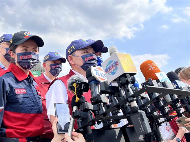 侯友宜勸林佳龍該就事論事。（李奇叡攝）