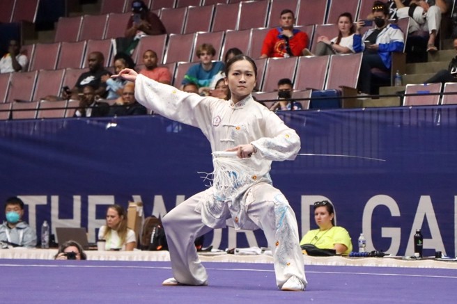 武術選手劉佩勳。(照片/體育署提供)