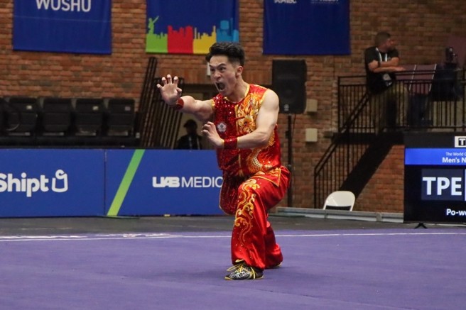 武術選手賴柏瑋。(照片/體育署提供)