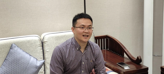 云林台商沈益昌凭藉个人努力打拼，成功在中国大陆西北的陕西西安打下一片天。(图/方伟光摄)