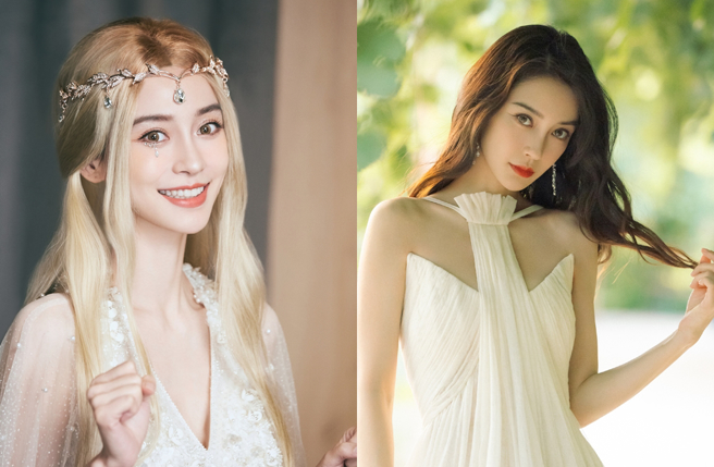 Angelababy外面精致，一举一动都充满女神气质。（图／微博）