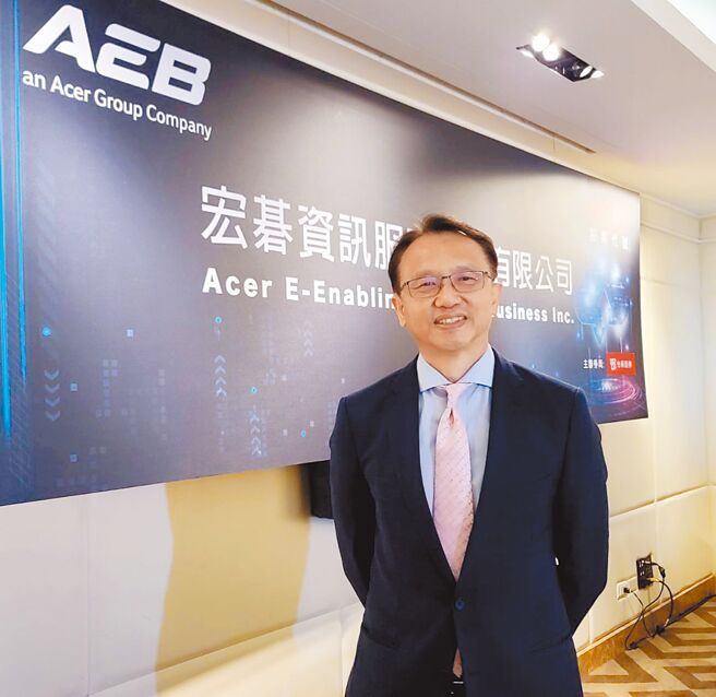 宏碁董事长暨执行长陈俊圣。图／翁毓岚