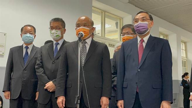 行政院長蘇貞昌表示，一定要嚴懲防止凶案發生。（翻攝照片／林郁平台北傳真）