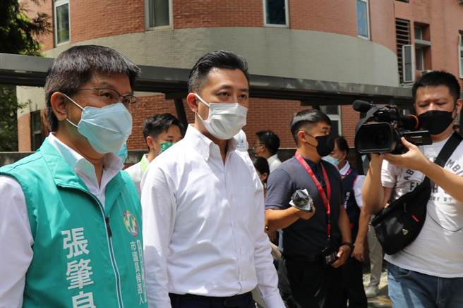 民進黨桃園市長參選人林智堅今直言，要張善政團隊做好自己的事，別整天高高在上糾正別人。（蔡明亘攝）