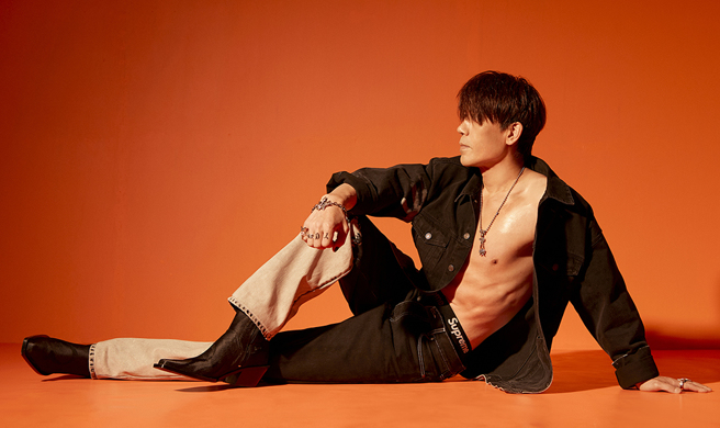 頒獎典禮主持人邀請歌手羅時豐擔綱，透過形象照展示金曲在高雄的奔放熱力。 (圖片提供/GMA金曲獎)