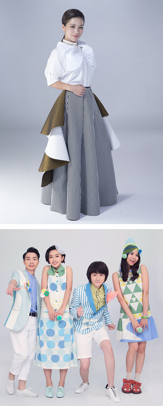 本屆獲入圍肯定的歌手蘇明淵、朱海君、黃妃及演唱組合影子計畫都來自港都，演出組合也讓觀眾耳目一新（圖為黃妃及旺福） (圖片提供/GMA金曲獎)