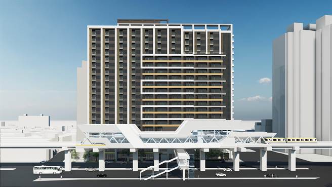 捷运环状线明年交由新北捷运公司负责营运，共计10处捷运开发案，秀朗桥站今正式开工。（新北捷运局提供／李奇叡新北传真）