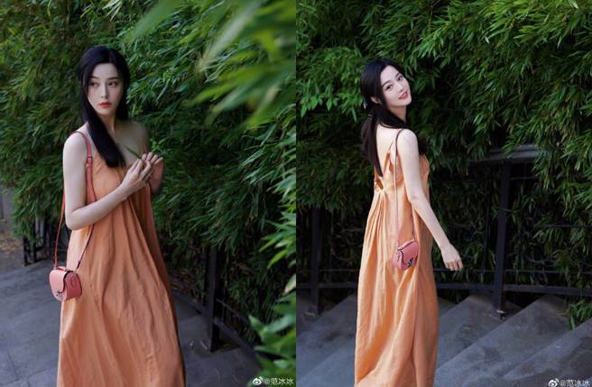 范冰冰状态超好。(图／取自范冰冰微博)