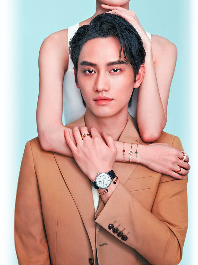 伯爵风格大使范少勋扮大眾情人，帅气代言伯爵腕表和珠宝。（PIAGET提供）