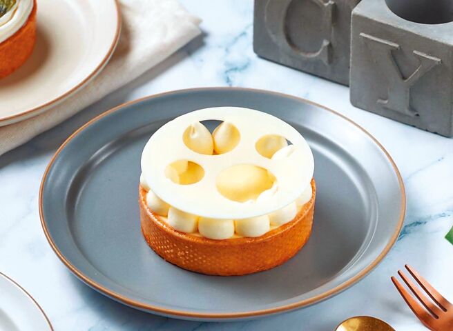 京站的CY.Wpatisseries「法式柠檬塔」，125元。（京站提供）
