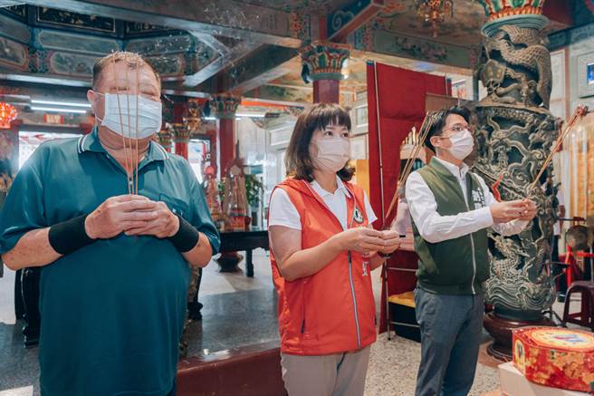 提拆忠孝橋引道遭立委蔡壁如批剽竊，沈慧虹16日回應，這就是選舉抹黑。（沈慧虹團隊提供／王惠慧新竹傳真）