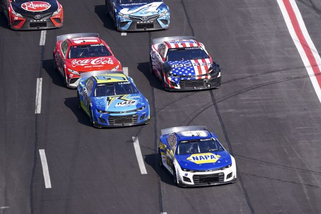北美NASCAR房車賽。（美聯社）