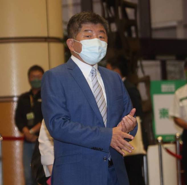 民进党台北市长参选人陈时中出席全代会。（陈君玮摄）