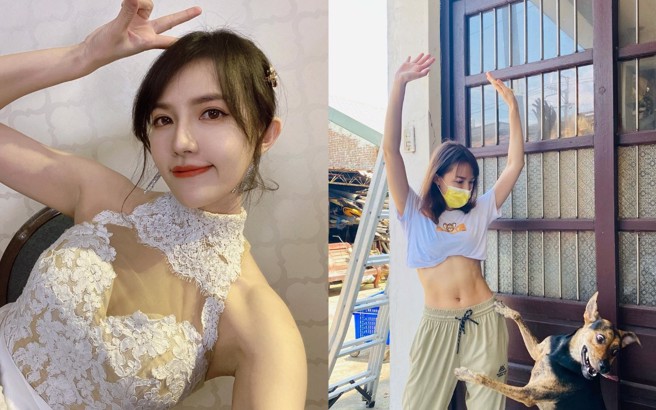 甘暖琳产后身材迅速恢復，拥有迷人马甲线。（图／kanorange IG）