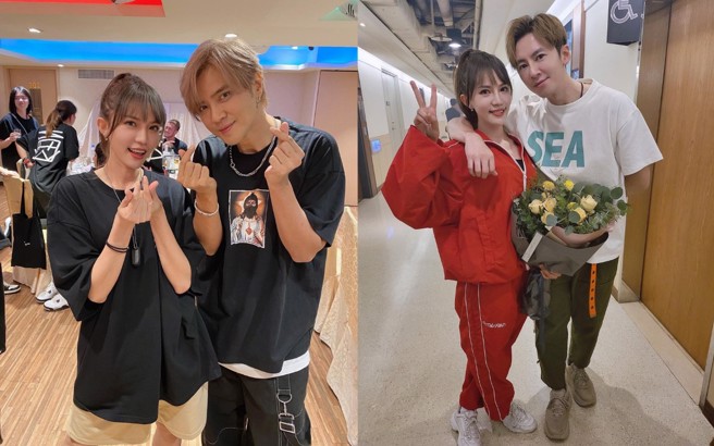 甘暖琳是名专业舞者，日前刚与罗志祥合作，老公李国毅也前往罗志祥演唱会后台探班。（图／kanorange IG）