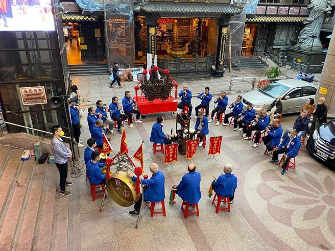 基隆聚樂社一組為基隆北管福祿派聚樂社系統的創始團體。（基隆市政府提供／陳彩玲基隆傳真）