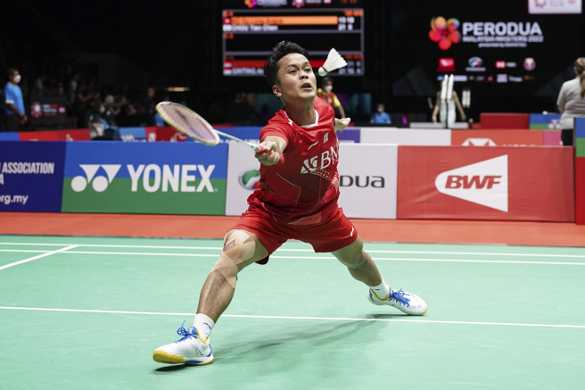 印尼羽球男单好手金廷，勇夺新加坡公开赛男单冠军。（资料照／美联社）