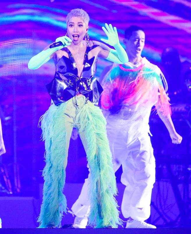 A-Lin今繼續在小巨蛋舉辦演唱會。（陳俊吉攝）