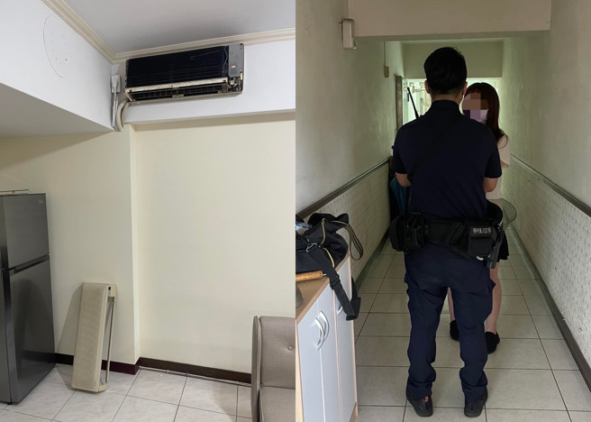 一名女客人请冷气师傅到府检修冷气，事后却不愿意付车马费，还报警赶人。（图／翻摄自脸书社团爆料公社）