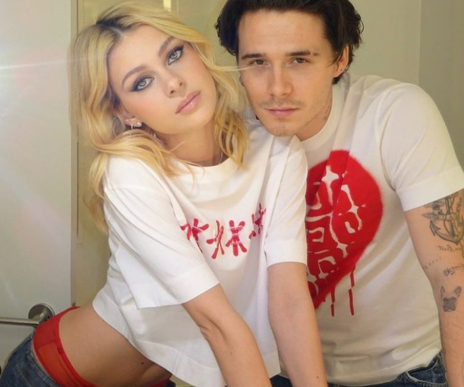 布鲁克林（Brooklyn Beckham）早前才如愿以偿收割亿万白富美妮可拉佩兹（Nicola Peltz）。(图/截自@brooklynpeltzbeckham IG)