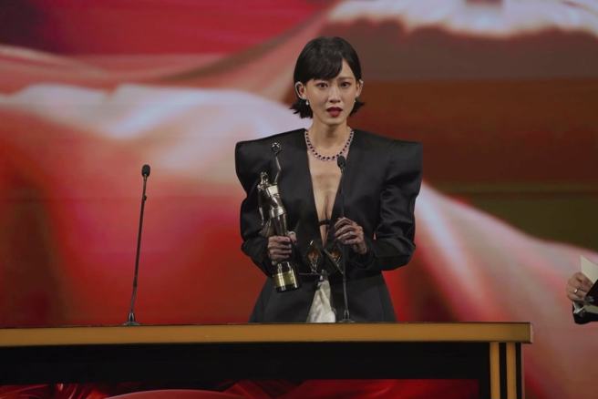 廖子妤夺下最佳女配角。（香港电影金像奖提供）