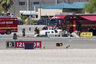 拉斯維加斯機場小飛機相撞 釀4死