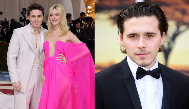 贝克汉23岁长子布鲁克林（Brooklyn Beckham）近日传出遭到品牌解约。（图／达志影像）