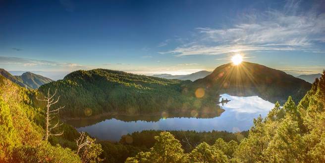 全球首条认证的寧静步道(Quiet Trail) 位于太平山翠峰湖环山步道。（林务局提供）