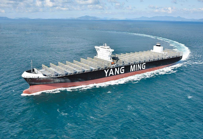 海运业起薪高，已成大学毕业生向往的行业之一。（阳明海运提供）