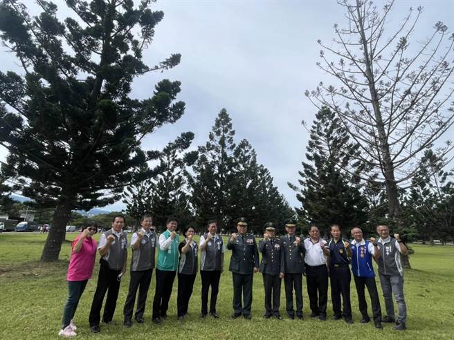 打破軍營封閉，陸軍司令部攜手桃園市府打造綠杉林公園  。(呂筱蟬攝)