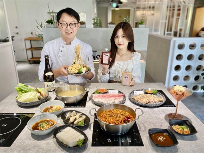 「禾HER小火锅」以独家特色锅物、手工单点品项、主厨特制法式甜点与饮品，要让消费者以顶级味蕾飨宴感受完全不同的吃锅体验。（民眾提供／冯惠宜台中传真）