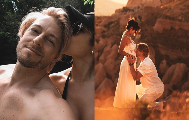 法比欧和老婆将升格父母。（图／fb@法比欧）