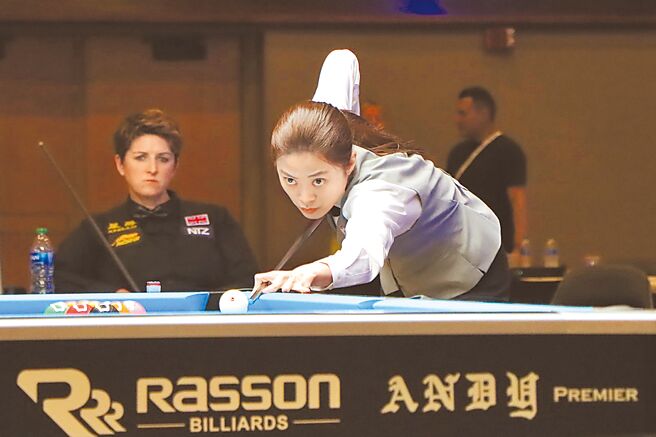 周婕妤在伯明罕世運勇奪撞球女子九號球銀牌。（體育署提供）