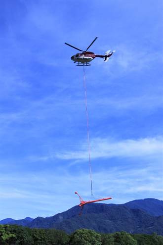 找地熱資源 直升機明首掛載雙探測系統探台東地殼