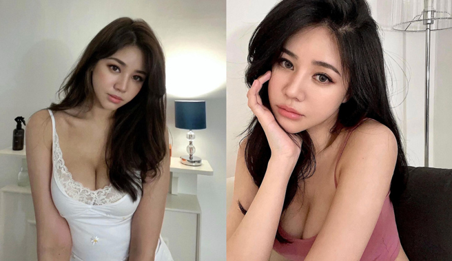 南韩超辣直播主Alice日前去新加坡旅游时，遭一名大妈警告服装太过暴露。（图／IG@bunniejin）