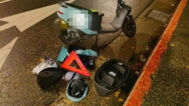 军人遭宾士撞死影片曝光 酒店经落跑1小时 妻泪喊：怎么会这样。(戴志扬翻摄)