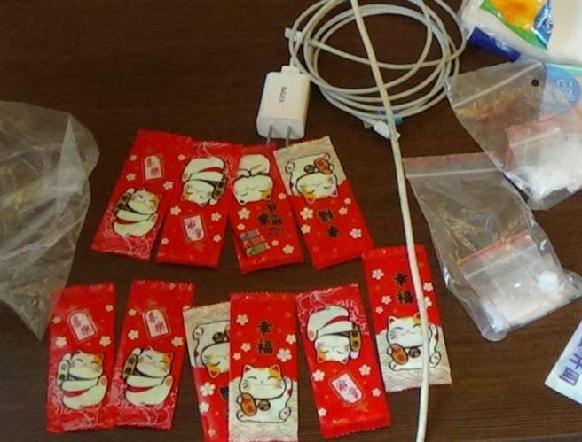 台南市警方查获主打24小时营业且随叫随到的贩毒集团。（台南市少年队提供／曹婷婷台南传真）