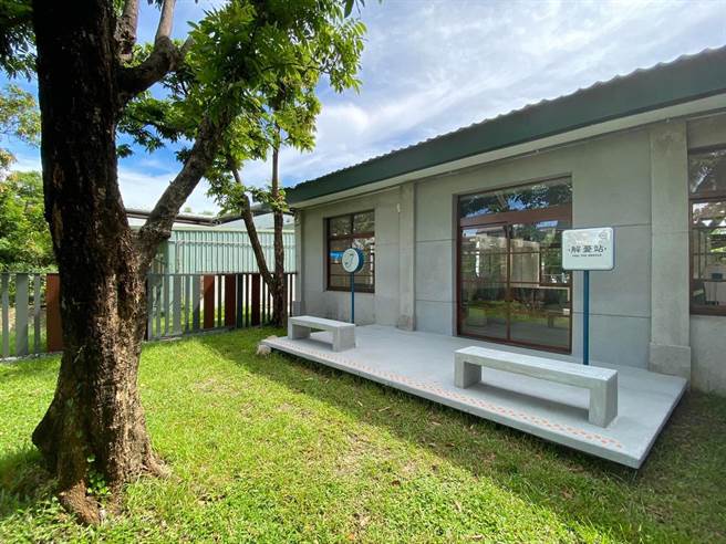 后院还有还有Q版解忧月台。（雄狮旅游提供）