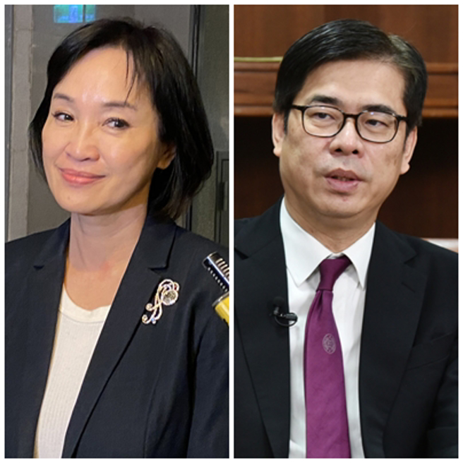 年底高雄市长选举，国民党由柯志恩披战袍，民进党由陈其迈参选。（资料照片合成）