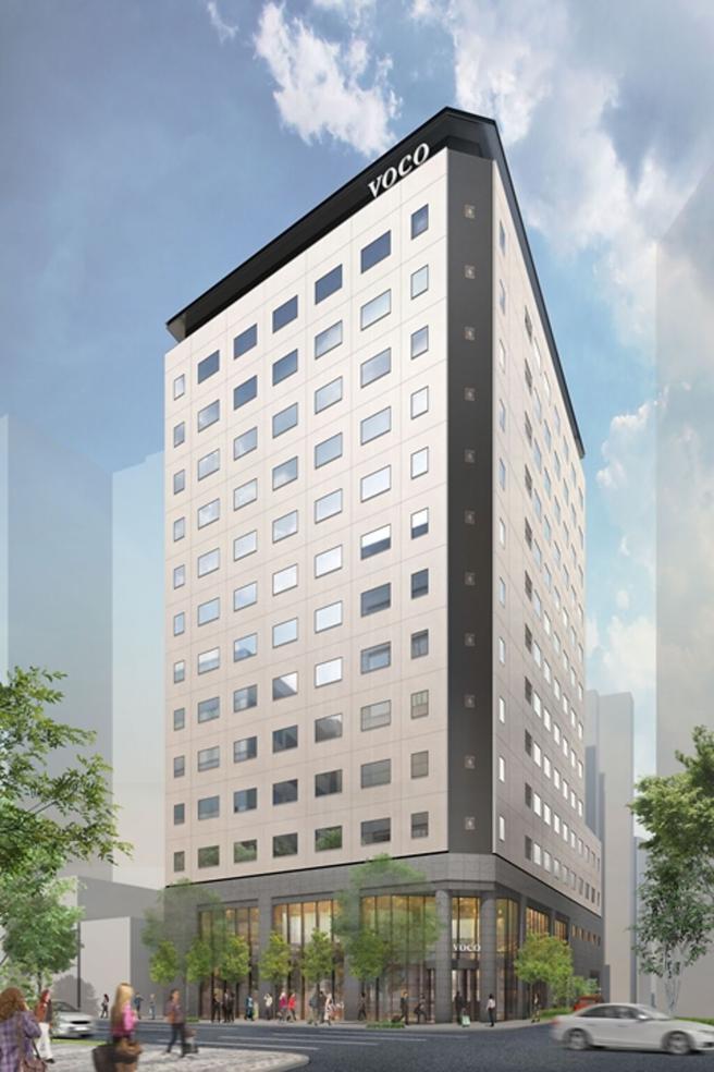 ▲「voco大阪Central」饭店外观示意图。　图： IHGホテルズ＆リゾーツ/IHG・ANA・ホテルズグループジャパン／来源